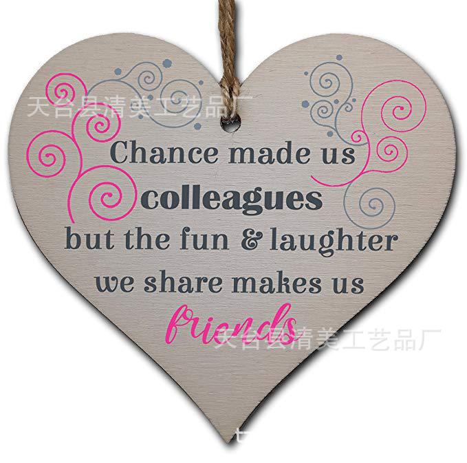 40 estilos 100mm amor madera chip colgante DIY madera colgante 1 paquete