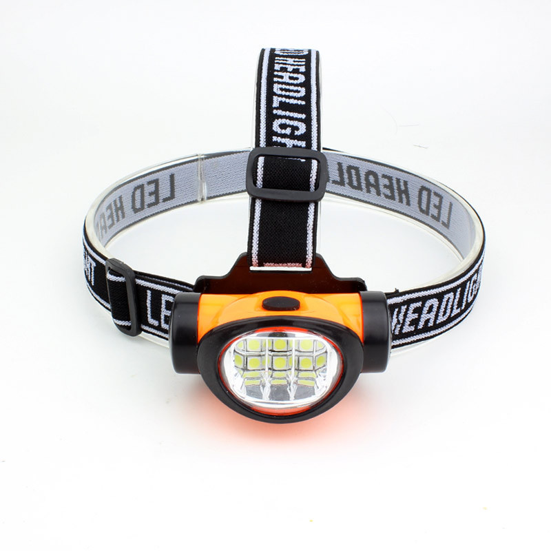 6led塑料头灯 装电池贴片 工作钓鱼户外头灯外贸现货热销厂家