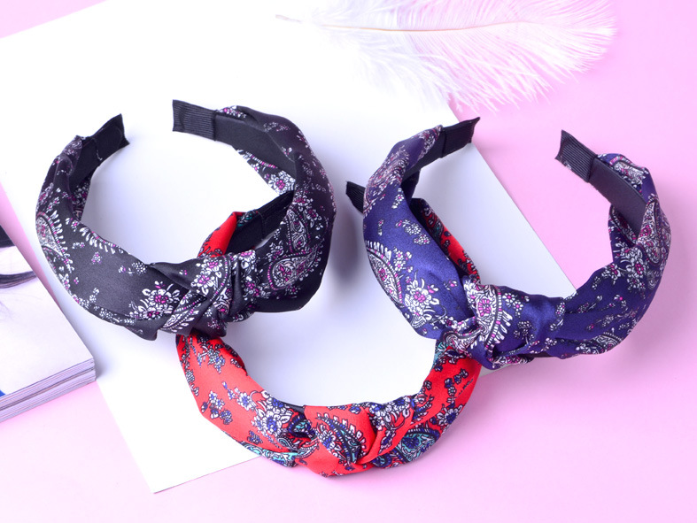 Cross-knotted Fabric Headband display picture 11