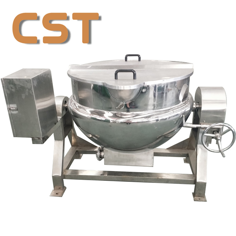 凯朗恩现货立式夹层锅 蒸汽加热玉米蒸煮锅 电加热可倾斜夹层锅