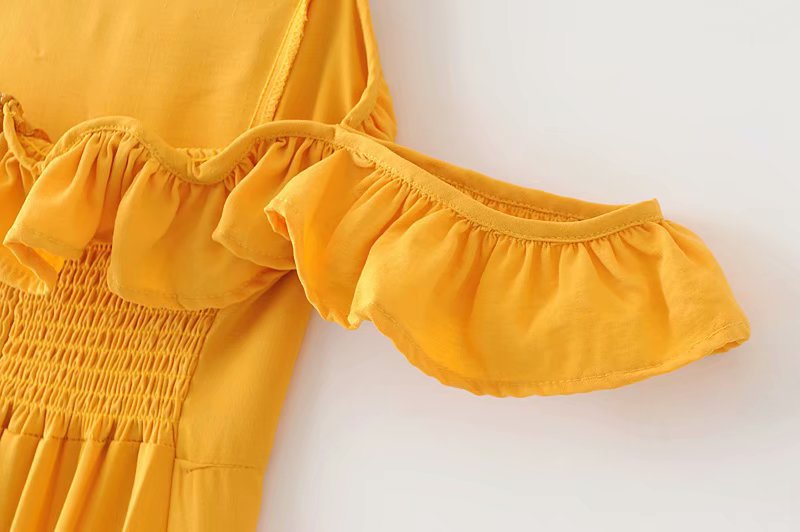 Chiffon Fashionskirt(Yellow-S) NHAM4513-Yellow-S