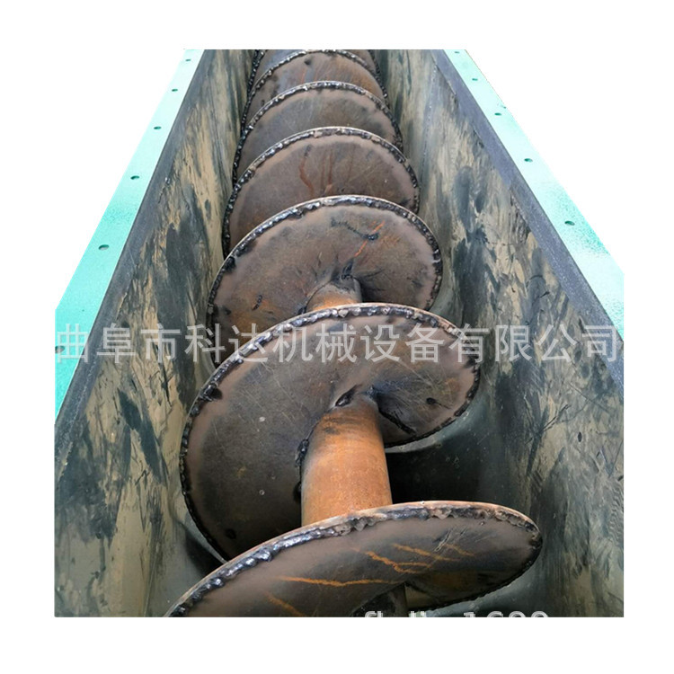 产量大按需配备多型号U型螺旋输送机 特殊加厚耐磨焊接 矿业输送