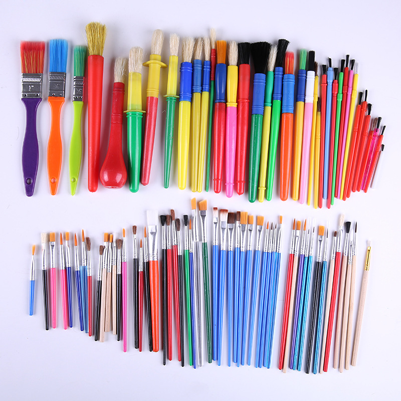 供应各种油画笔水彩画笔水粉画笔 数字油画笔颜料使用画笔笔刷