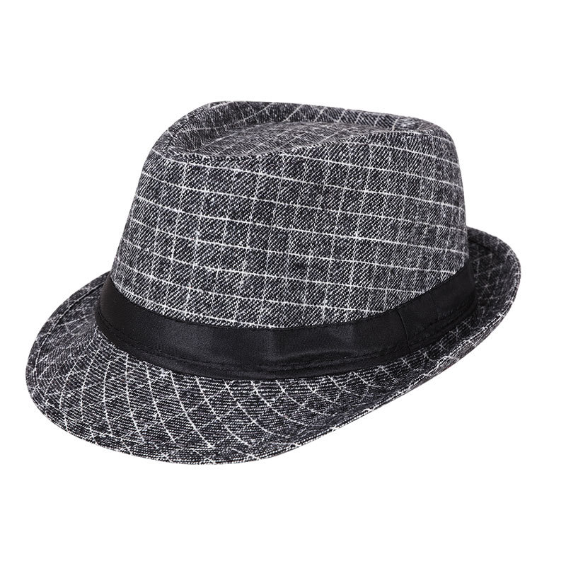 Pequeño bombín sombrero Otoño e Invierno Nuevo estilo coreano ocio al aire libre cálido sombrero de Jazz de mediana edad y ancianos sombrero de moda británica entrega de una pieza