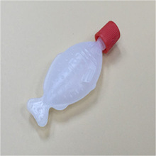 F-03（3毫升）螺纹旋盖PE材质食品级一次性包装用鱼型塑料酱油瓶