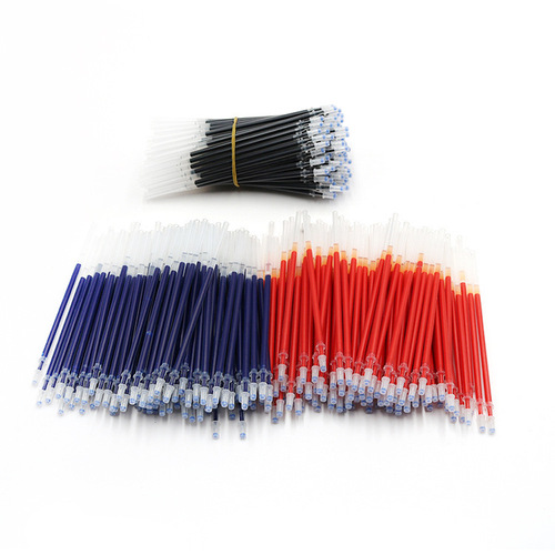 Qianhui gel pen needle tube black signature pen exam 0.5mm water pen color stationery refill European standard gel pen