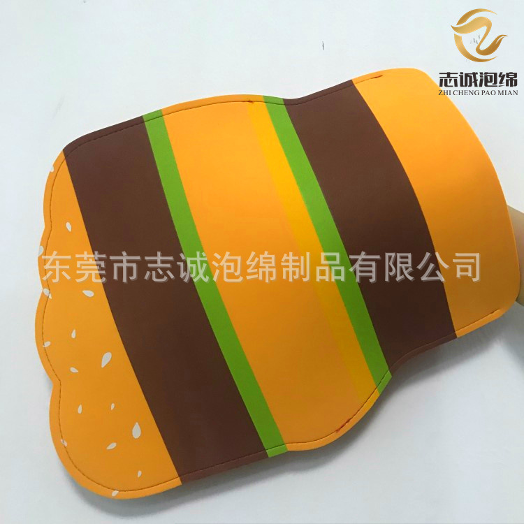 直供方向指示海绵 娱乐PARTY海绵 印花海绵手掌 高密度海绵手掌