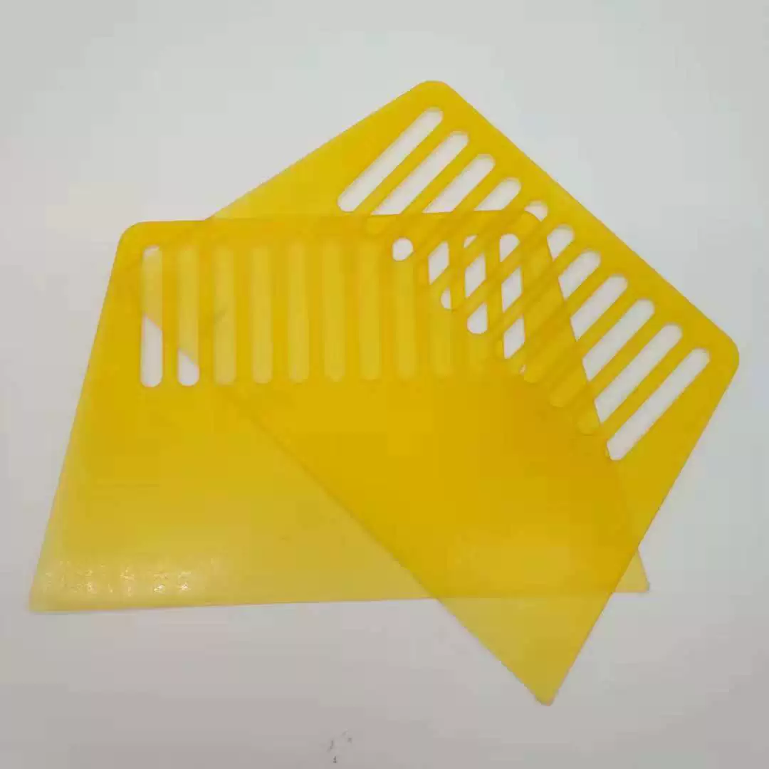 Однослойный желтый скребок для выпечки Инструмент пластиковый скребок для шпаклевки скребок пленка обои скребок Оптовая Продажа с фабрики