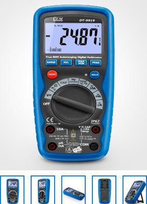 CEM华盛昌DT-9919 专业防水型全保护数字万用表