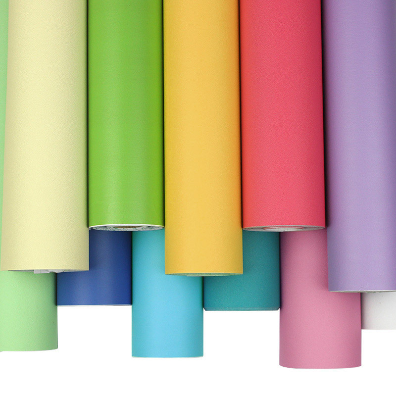 Self Adhesive Wallpaper Pvc Thick Bedroom Plain Solid Color Self Adhesive Wallpaper Children S Room Wallpaper Waterproof Office Zoppah Com Zoppah Online