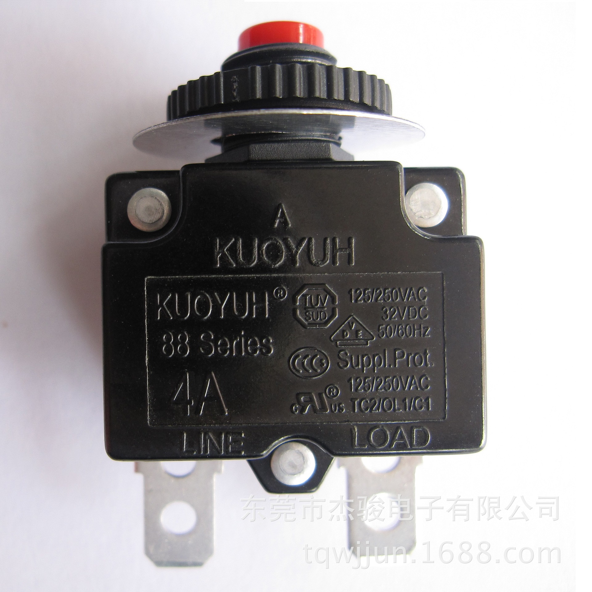 供应88-4-P1BR014-P00SB手动复位过载保护器 过流保护器(4安培)