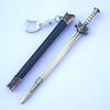 Ancient Chinese weapon model Han Jian Qin Shihuang sword fish intestine sword sword, sword, king sword, sword sword with swords sheath keychain