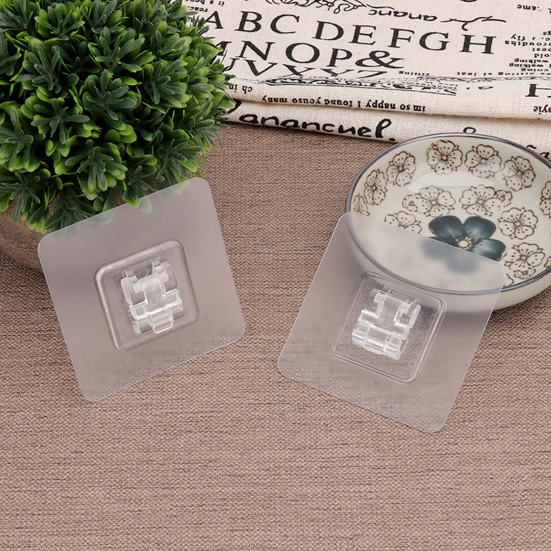 4.2CM Wire PVC Strength Viscose Buckle multi-function durable transparent Free punch No trace Buckle