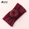 Hair accessory, children's donut, nylon headband, suitable for import, new collection, European style, wholesale