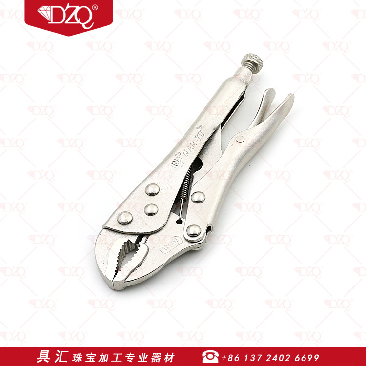 7寸万能大力钳工业级多功能C型快速压力固定夹钳子快速钳水管夹钳