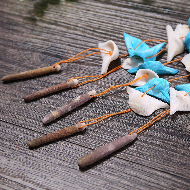 Handgjort vindspel med snäckskal som dekoration_voghion.com