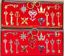 王国之心 兵器库项链钥匙扣13款套装饰扣动漫周边饰品摆件速卖通