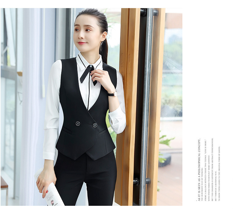Gilet femme en Mélange de fibres chimiques - Ref 3317020 Image 67