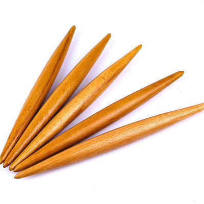 尖头擀面杖 榉木厨房烘焙工具两元店地摊爆款 手工坊蛋糕店用品|ms