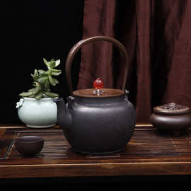【山峦叠翠】1200毫升铁壶日式无涂层手工蜡模一壶一模煮茶烧水壶