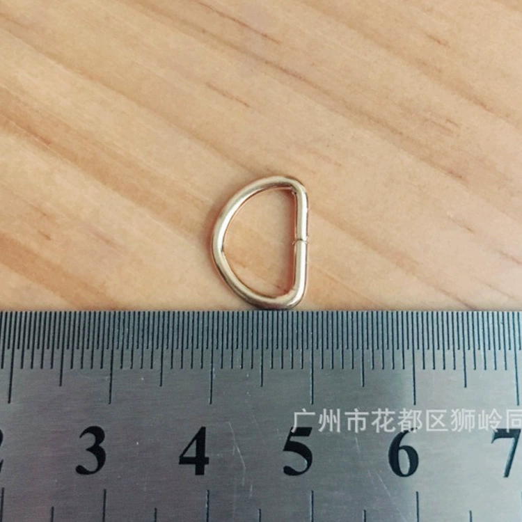 Заводская прямая D-образная Пряжка, металлическая в наличии, аксессуары для одежды, аксессуары для багажа, пряжка для ремня, D-образное кольцо, полукруглая пряжка