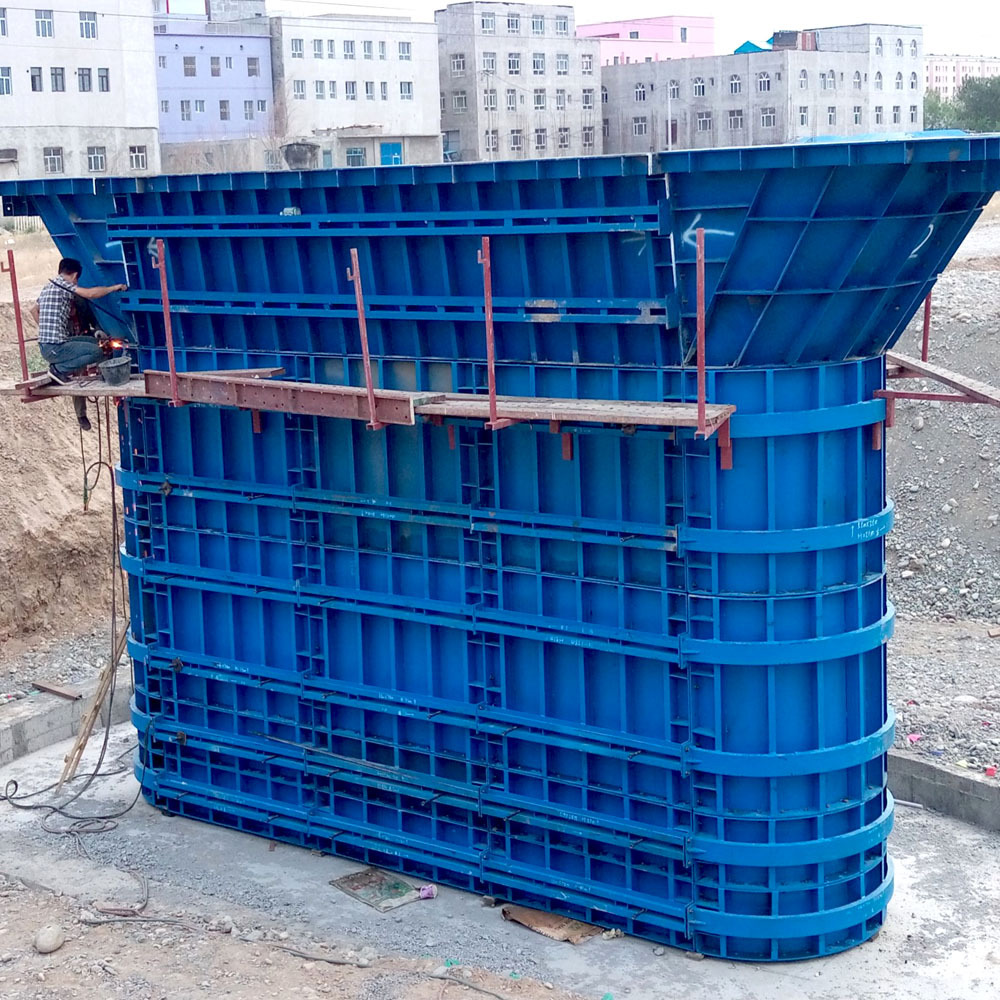 厂家现货平面钢模板建筑施工组合钢模板定制民建桥梁圆柱钢模板