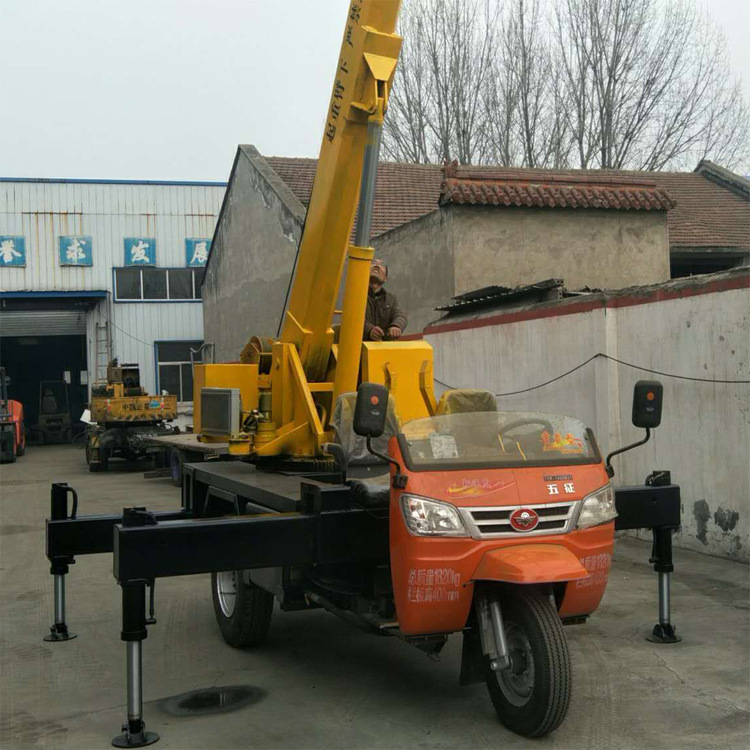 时风底牌改装三轮吊车 运输起重三轮随车吊 自制3-5吨三轮吊车厂