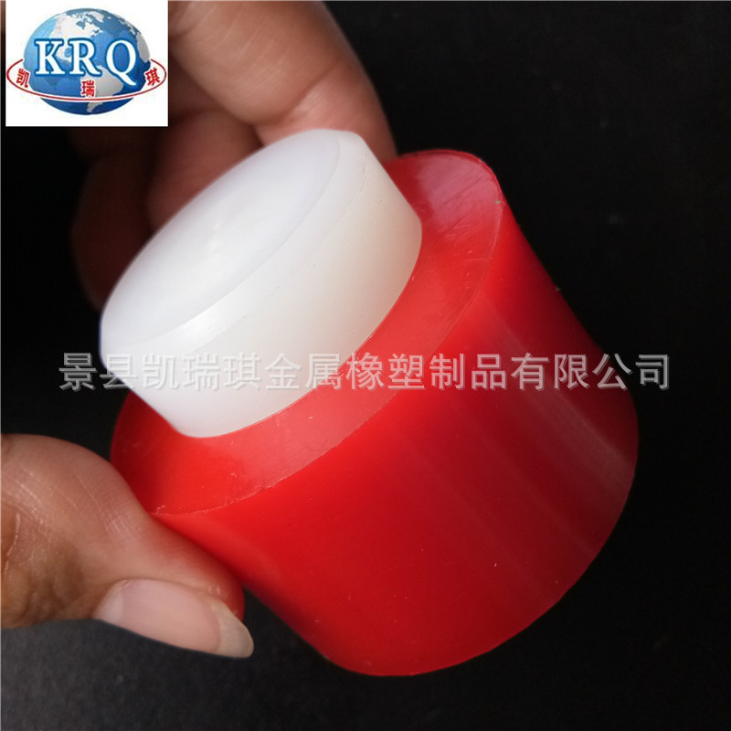 磨边机靠轮双边磨靠轮φ14*φ50*h31红色聚氨酯靠轮