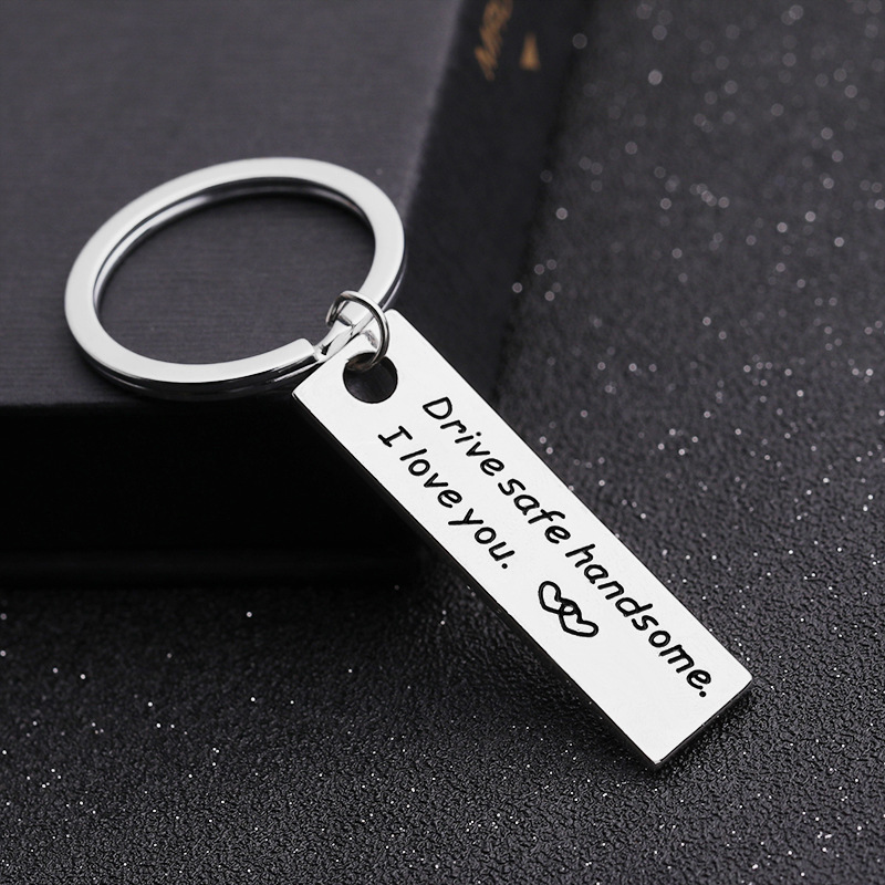 New Style Keychain With Letters Drive Safe Handsome I Love You Wholesale Nihaojewelry display picture 5