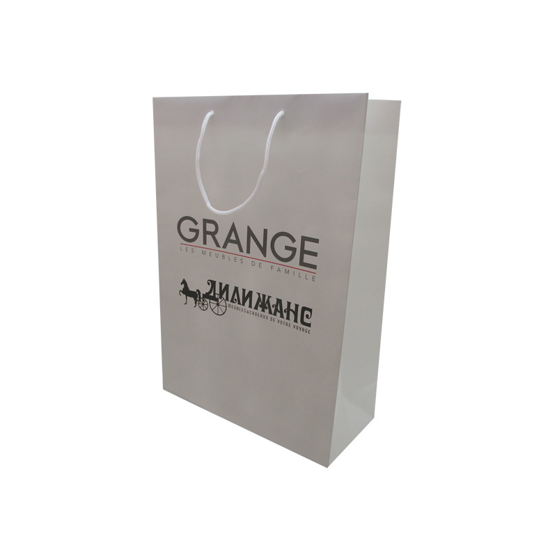 韩版时尚手提纸袋 环保白卡纸礼品袋 精品购物服装手提袋做