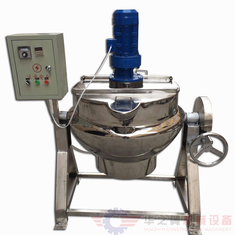 Xinxiang 500L Electric Heating Sandwich Pot, Medicinal Materials Boiling Steam Sandwich Pot, Automatic Cooking Pot for Seasonings Wholesale