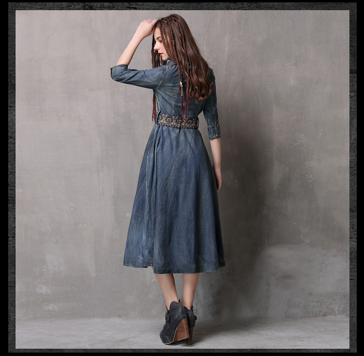 Robe femme LIAOSHI KEER QIAOWA       en Cow-boy - Ref 3326840 Image 44