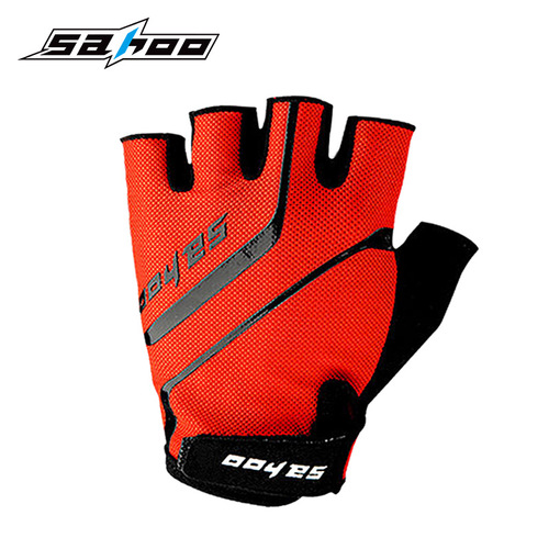 SAHOO 41914 Summer Half Finger Short Finger Gloves Cycling Gloves Bicycle Mountain Bike Cycling Supplies