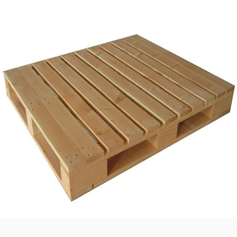 镇江扬中四面进叉出口实木托盘物流仓储专用栈板叉车托盘欧标卡板