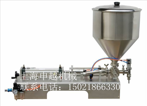 申越GFA-W-1G浆糊灌装机 果酱制品灌装机  台式膏体定量灌装机