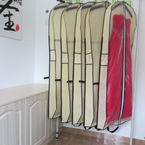 180cm long foldable portable dual-purpose trailing wedding dress dust cover wedding dress dust bag dress wedding dress cover