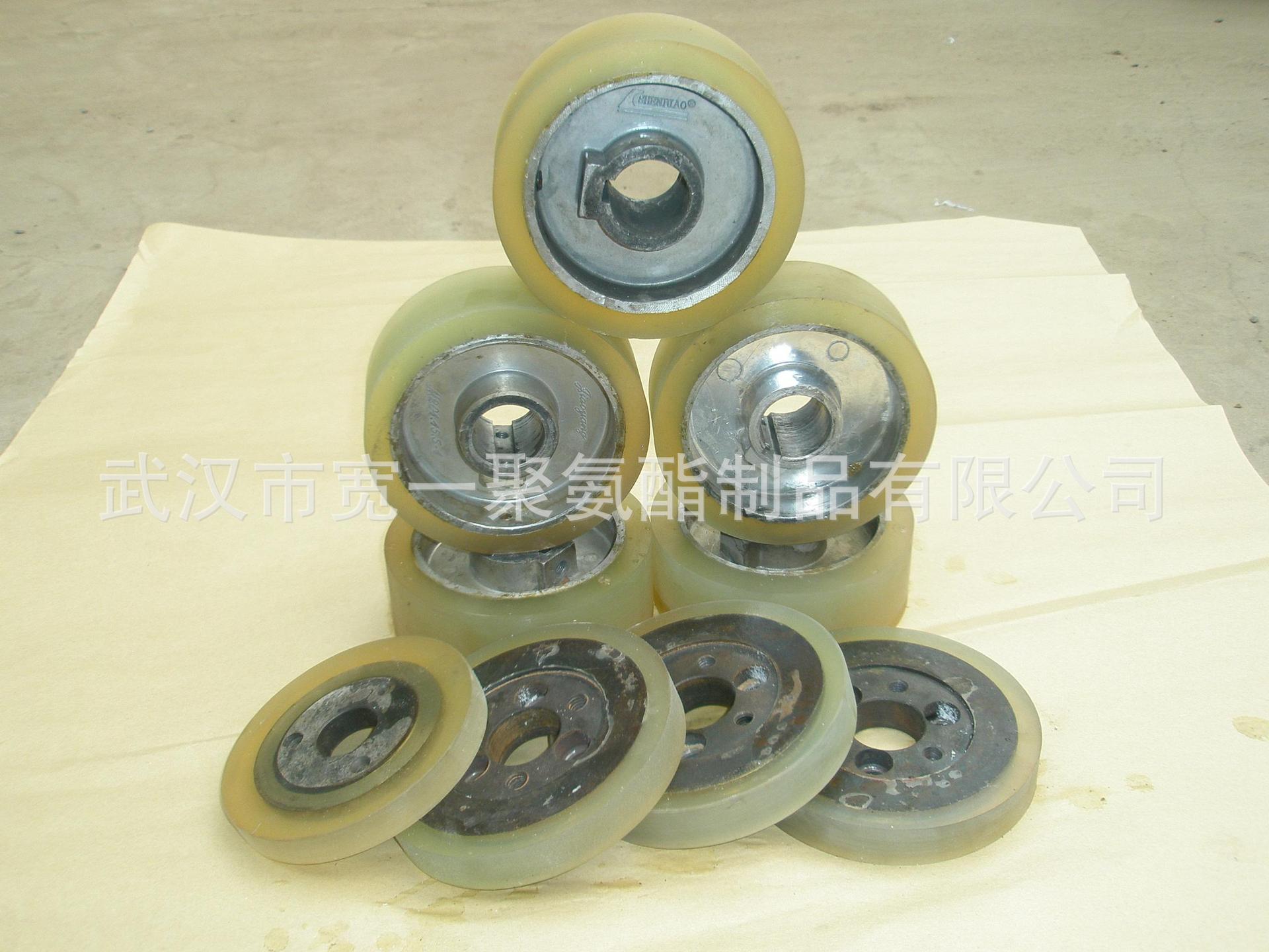 供应甘肃铁轮包胶，铝轮包胶，铁芯包胶，输送滚筒包胶，包胶轮