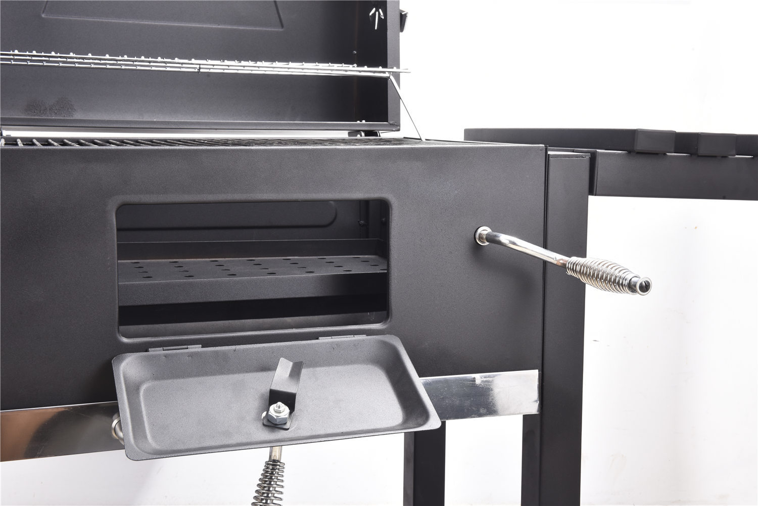 Soy una fábrica grande cuadrado estufa de carbón grande barbacoa estufa patio barbacoa parrilla al aire libre