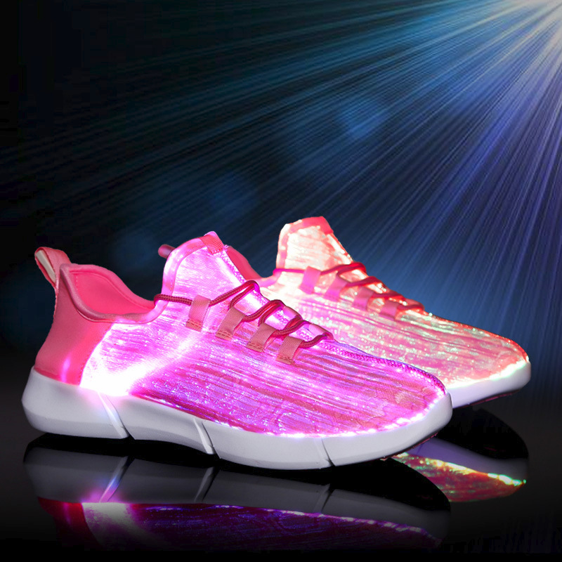 Men Adult Light Up LED Light Up Shoes Flashing Luminous Trainers for Festivals Christmas Party Dancing USB Charging _voghion.com