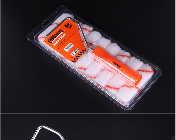 Discoverer Hardware 4 Inch Decoration Tools Wall Brush Trumpet Roller Brush Wholesale Polyester Paint Roller Brush Set Manufacturers undefined