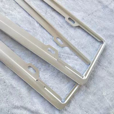 license plate frame aluminum alloy sandblasting | License plate holder/license plate holder