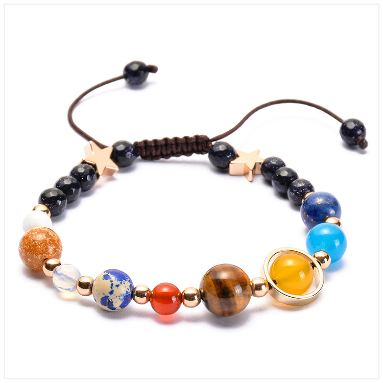 Fashion Star Natural Stone Handmade Bracelets 1 Piece display picture 1