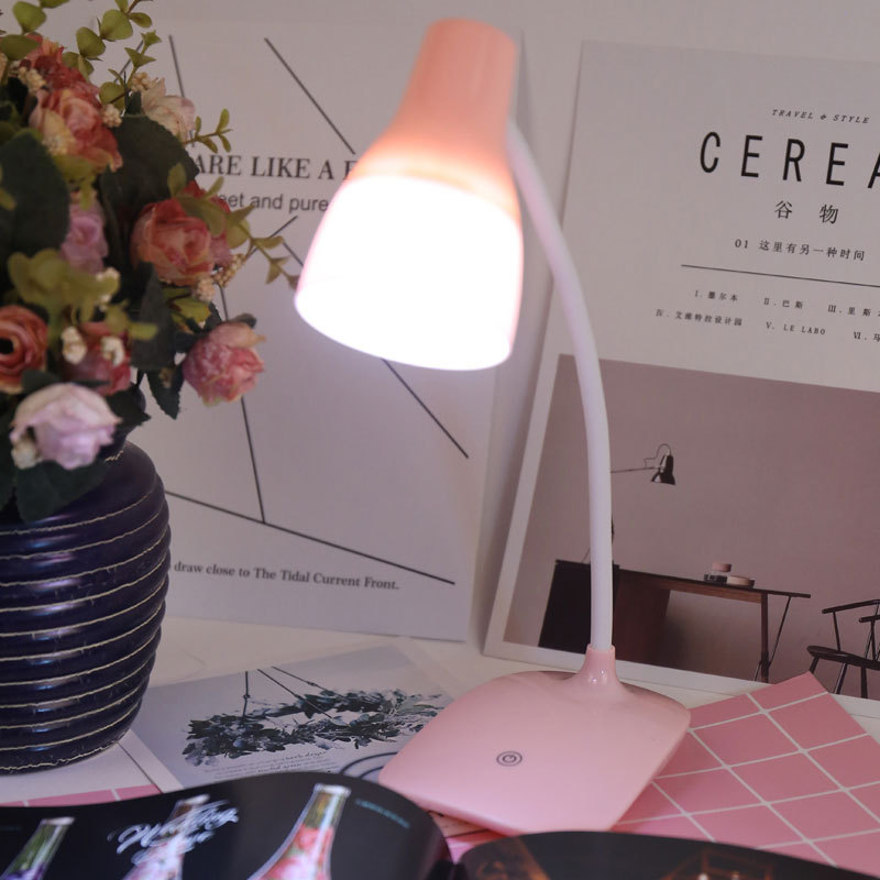 WJL-606护眼触摸台灯 USB充电学生学习宿舍床头阅读小夜灯3档调光|ms