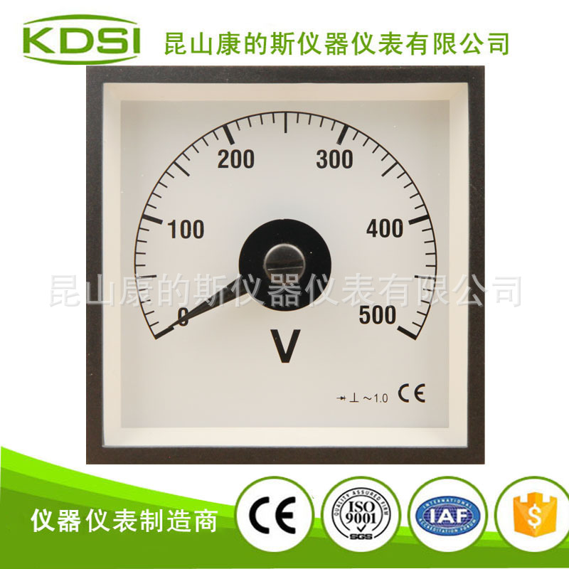 指针式整流型交流电压表 BE-96W AC500V无商标