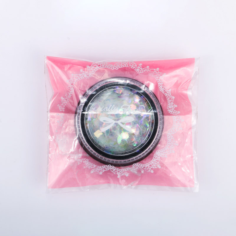 Concubina DIY belleza de uñas colorido amor Luna estrella de cinco puntas Luna lentejuelas mezclado colorido transparente belleza de uñas amor lentejuelas