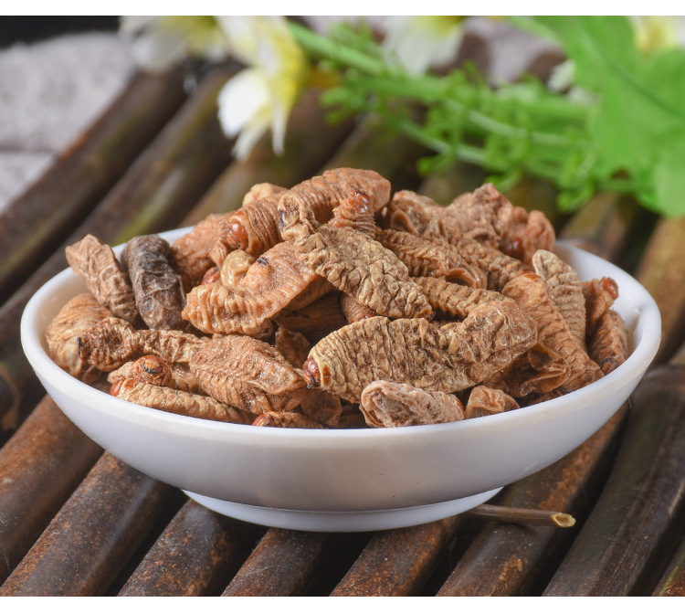 Qi Cao (Protaetia brevitarsis Larva) — Dried Insect Food Herb, 500g quality and texture