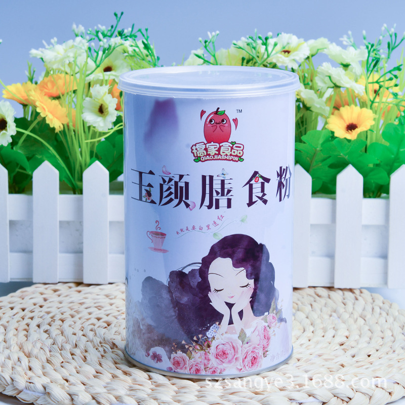 厂家圆形马口铁膳食粉奶粉罐 五谷粉罐 金属密封易拉罐生产