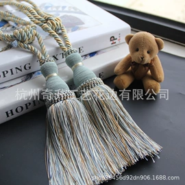 流苏、穗;花边;窗帘扣