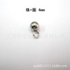 Round beads, pendant, earrings stainless steel, accessory, Korean style