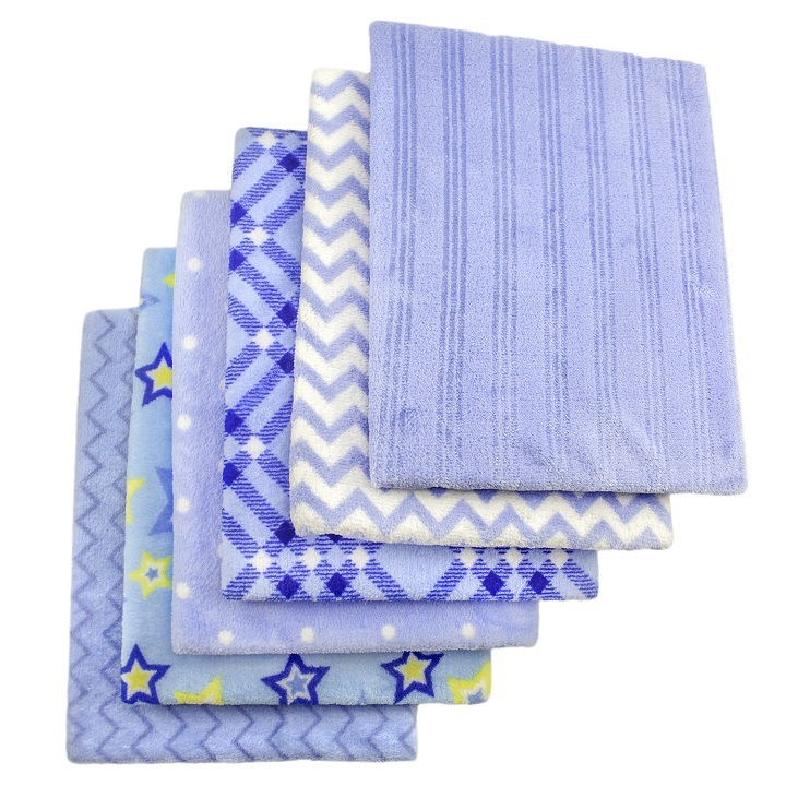 来样定制 珊瑚绒法莱绒童毯 印花素色 抽条 有光丝 大有光 绣花|ru